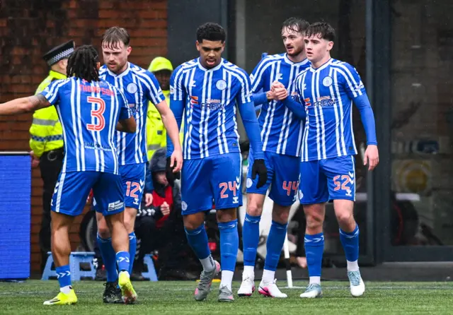 HT: Kilmarnock 2-0 Celtic