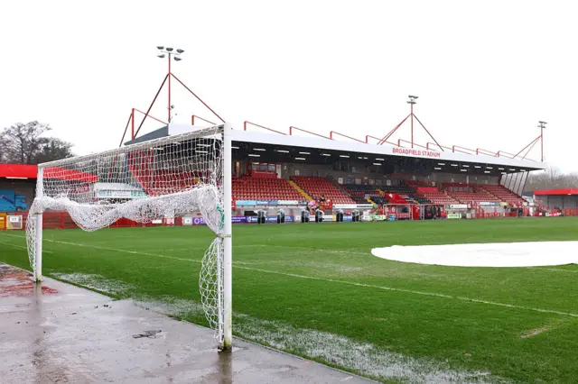 General view inside the stadium prior to the Barclays Women's Super League match between Brighton & Hove Albion and Arsenal at Broadfield Stadium