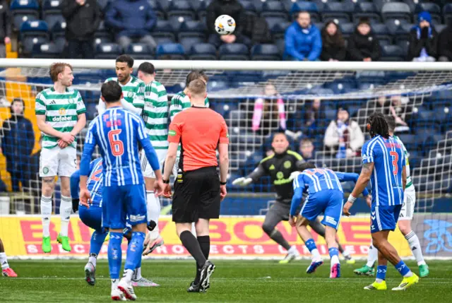 Tyreece John-Jules hits the crossbar from a free-kick