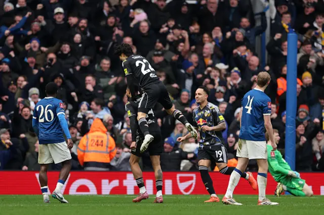 Lukas Nmecha of Leeds United celebrates
