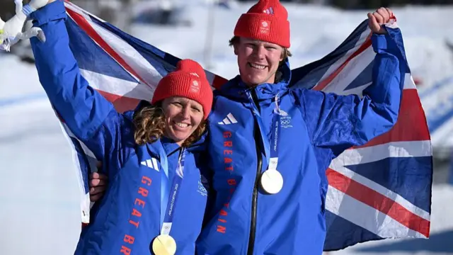 Team GB celebrate