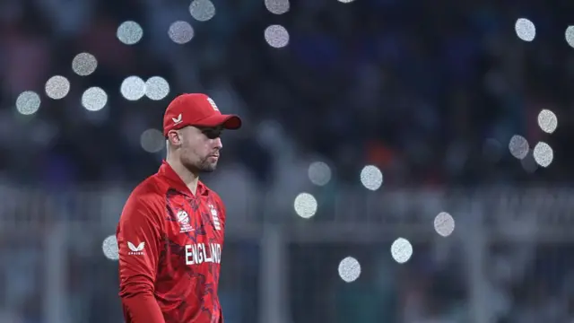 Will Jacks of England looks on during the ICC Men's T20 World Cup India & Sri Lanka 2026 match between England and Italy at Eden Gardens