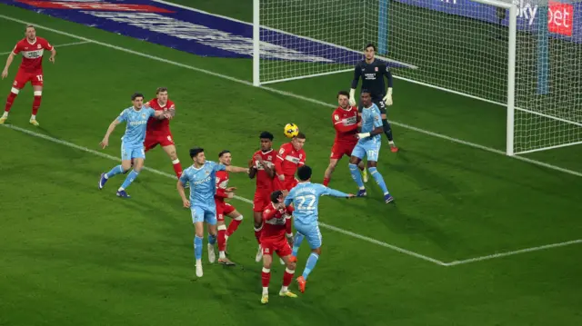 Coventry v Middlesbrough match action