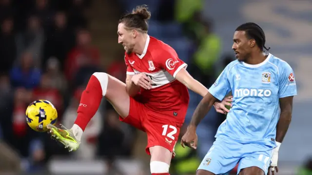 Luke Ayling in action for Boro against Coventry