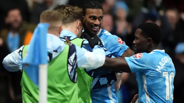 Coventry celebrate scoring