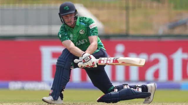 Lorcan Tucker matched his best ever T20i total with 94 not out