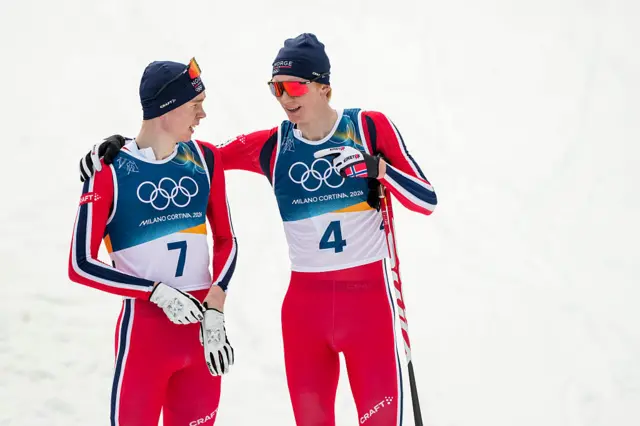 Jens Luraas Oftebro of Norway and Einar Luraas Oftebro