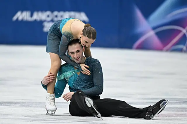 Anastasiia Metelkina and Luka Berulava
