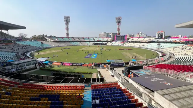 General view during the ICC Men's T20 World Cup India & Sri Lanka 2026 match between England and Italy at Eden Gardens