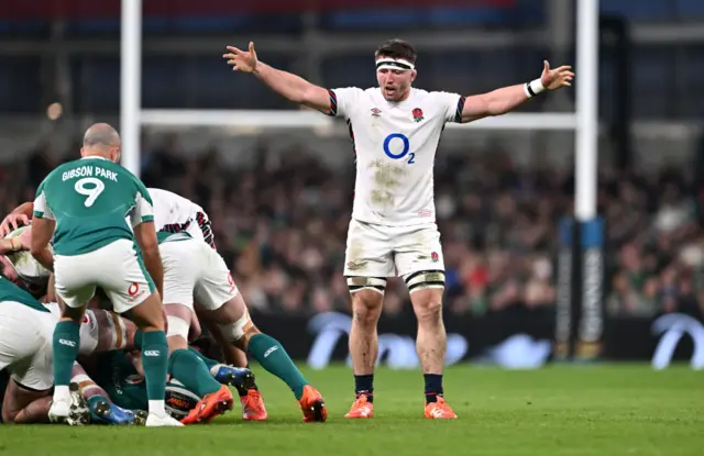 Tom Curry v Ireland in 2025