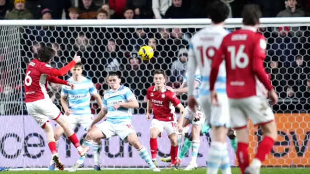 Max Bird scores for Bristol City
