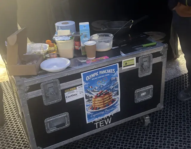 Pancake stand BBC