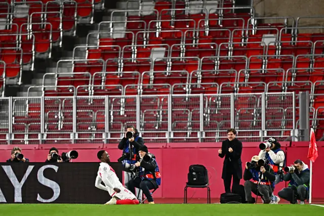 olarin Balogun of AS Monaco celebrates