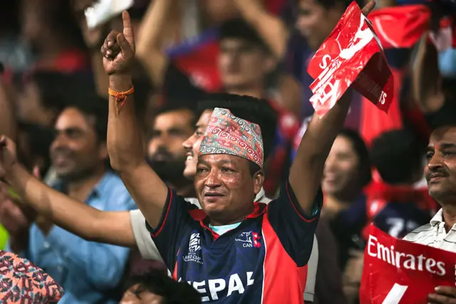 Nepal cricket fans