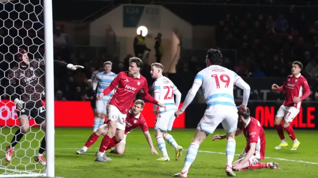 Joe Williams' own goal for Bristol City v Wrexham