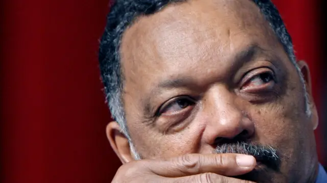 Jesse Jackson pictured in January 2007