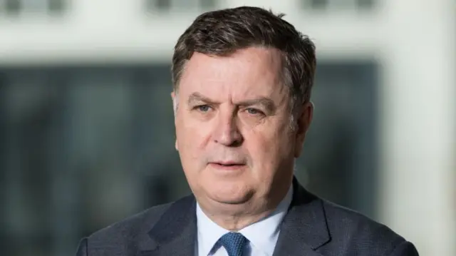 Mel Stride speaks to the BBC in 2024