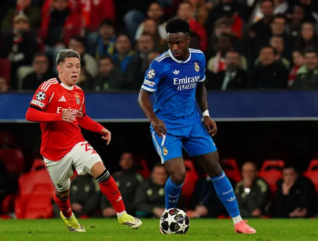 Gianluca Prestianni and Vinicius