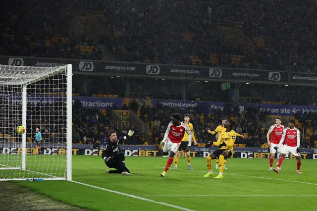 Wolves 0-1 Arsenal