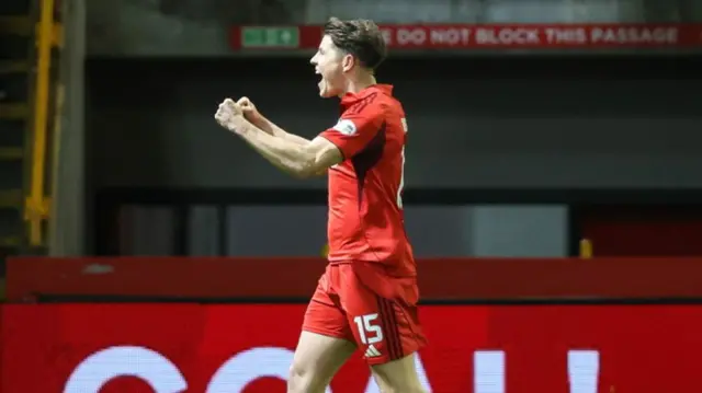 Nisbet celebrates