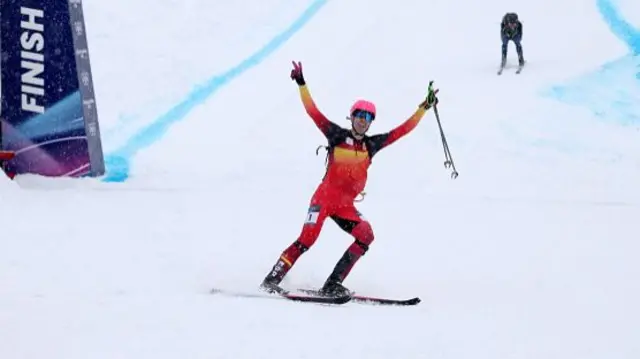 Oriol Cardona Coll of Team Spain celebrates