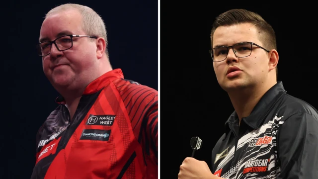 Split picture of Stephen Bunting and Gian van Veen