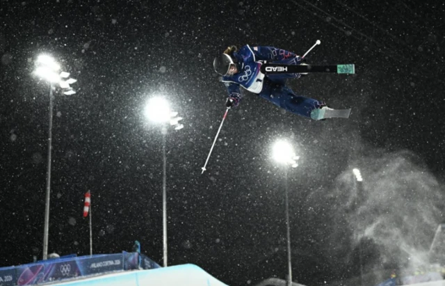 Zoe Atkin competes