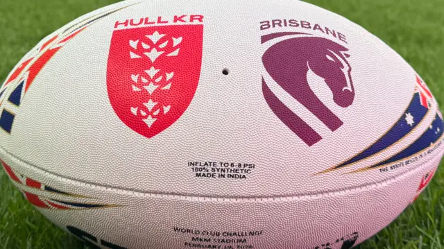 Hull KR v Brisbane ball