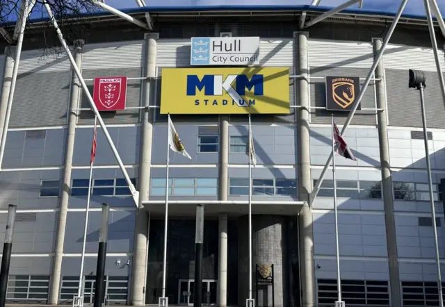 Exterior of the MKM stadium