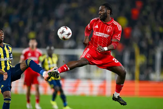 Fenerbahce 0-3 Nottingham Forest