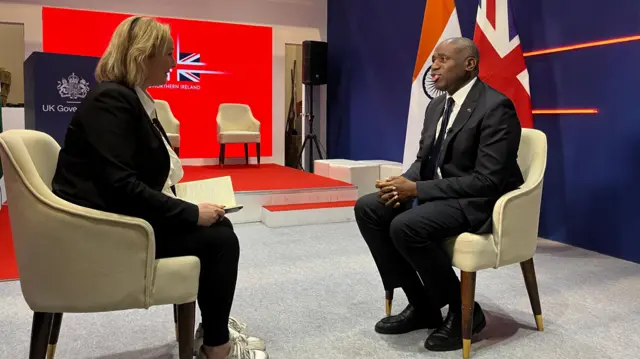 Zoe Kleinman speaks iwth David Lammy