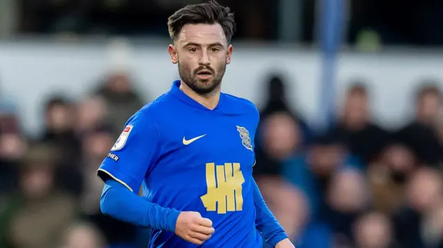 Patrick Roberts in action for Birmingham City