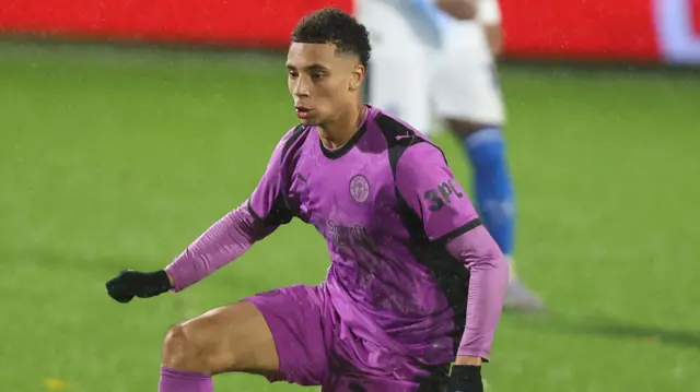 Tobias Brenan in action for WIgan