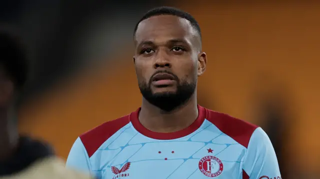 Cyle Larin in action for Feyenoord