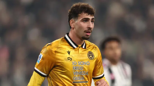 Saba Goglichidze in action for Udinese