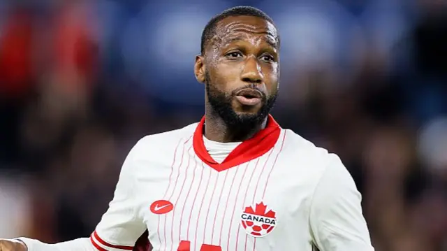 Junior Hoilett in action for Canada