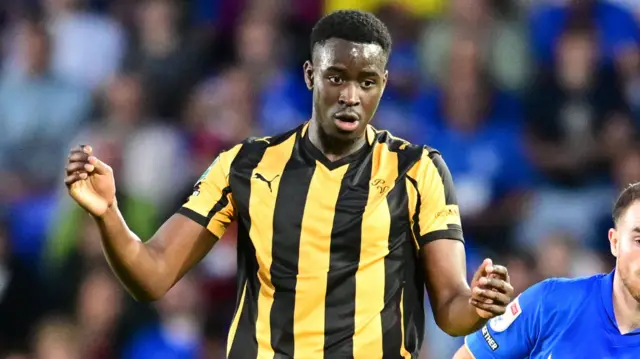Mo Faal in action for Port Vale