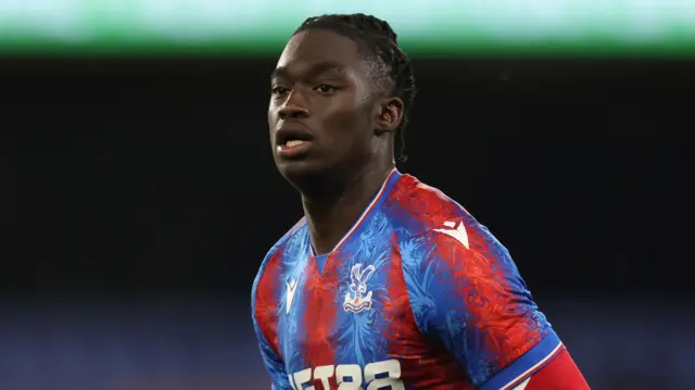 Hindolo Mustapha in action for Crystal Palace U21s