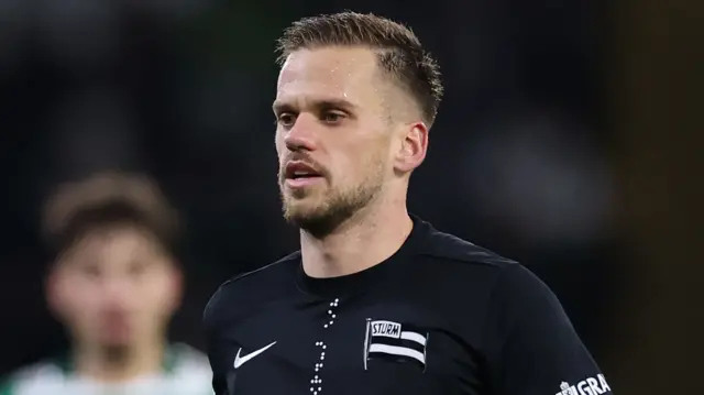 Tomi Horvat in action for Sturm Graz