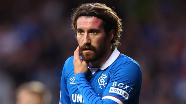 Joe Rothwell in action for Rangers