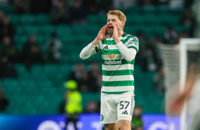 Stephen Welsh shouting