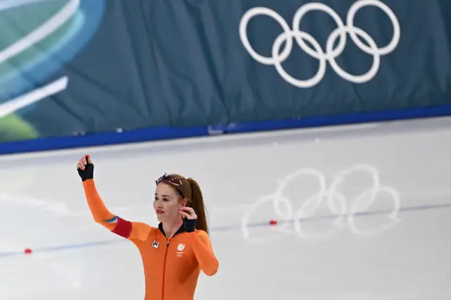 Netherland's Antoinette Rijpma-de Jong reacts