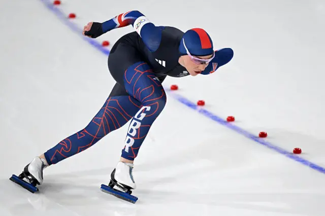 Britain's Ellia Smeding competes in the speed skating