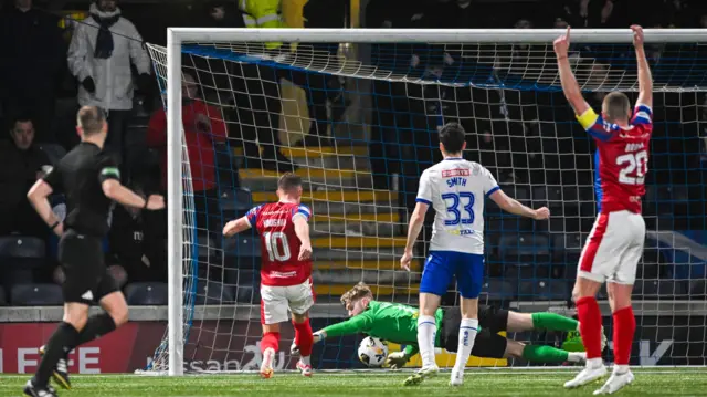 Scott Brown is celebrating too early... He wasn't the only one in Stark's Park.