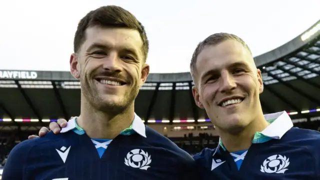 Blair Kinghorn and Duhan van der Merwe