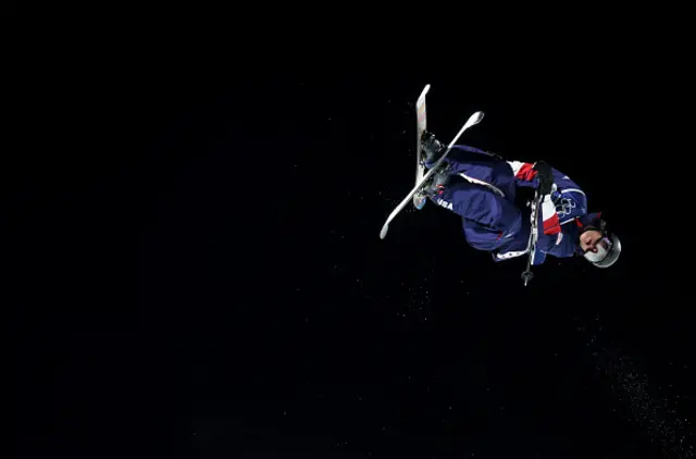 Hunter Hess of Team United States competes