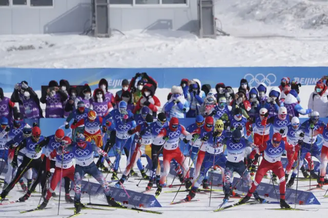 Cross-Country Skiing - men's 50km mass start at 2022 Winter Olympics