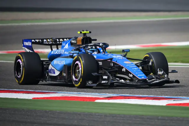 Carlos Sainz in the Williams