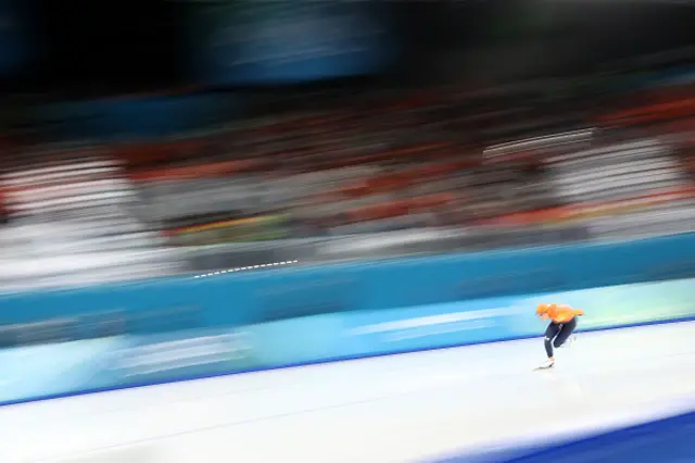 Femke Kok of Team Netherlands competes