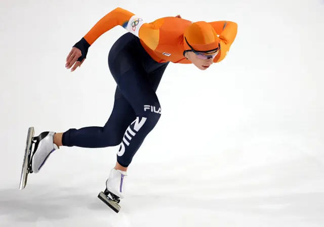 Femke Kok of Team Netherlands competes